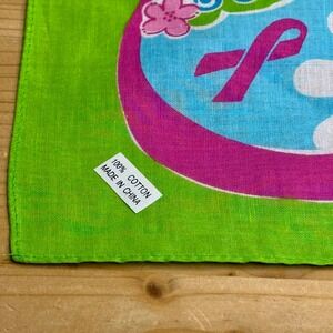 Ford Pink Ribbon Bandana Lot of 10 Floral Paisley Cotton Scarves‎ Breast Cancer